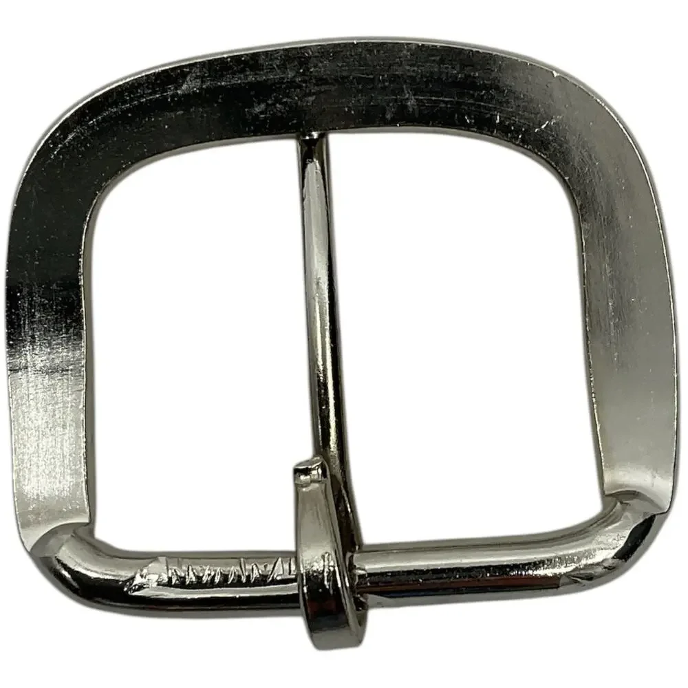 35 Pk Heel‎ Bar Buckle 1 1/4 Strap Nickel Plated Belt Buckle 1 3/4 Wide